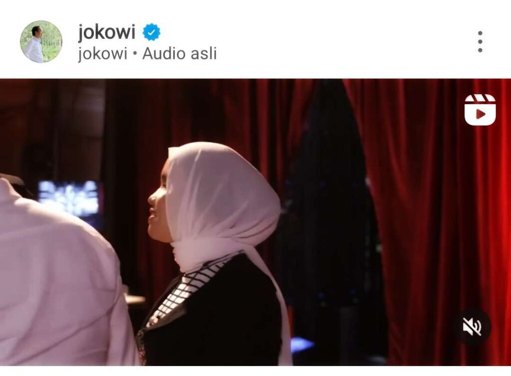 Instagram Jokowi