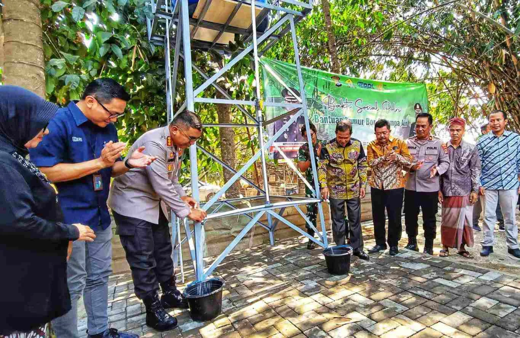 Peresmian Sumur Bor Polresta Serang Kota