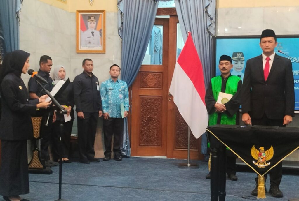 Pelantikan Sekda Kabupaten Serang