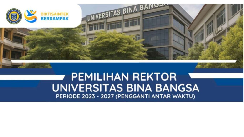 Pendaftaran Calon rektor Uniba