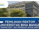 Pendaftaran Calon rektor Uniba