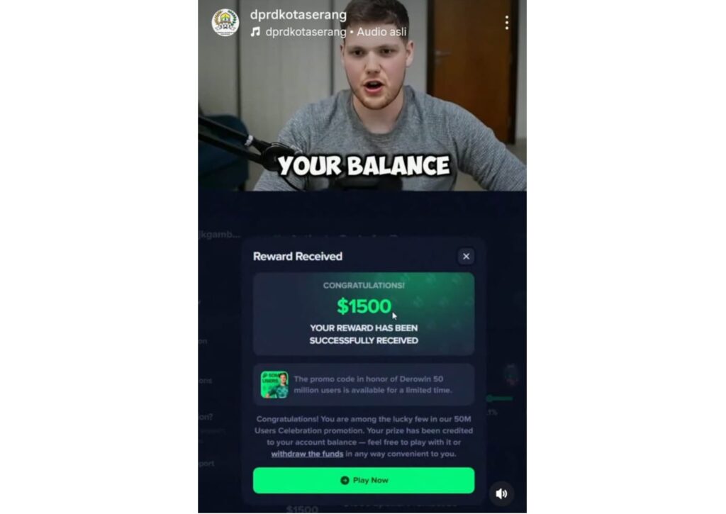 Instagram DPRD Kota Serang