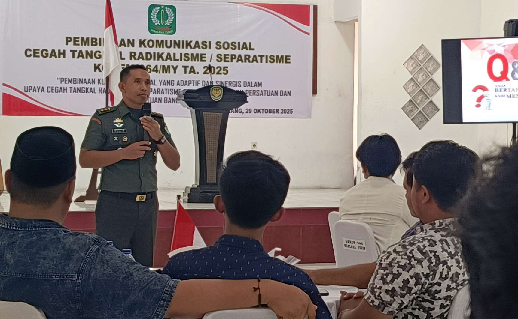 Pembinaan Komsos Korem 064/MY